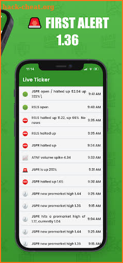 Get Stock Alerts screenshot