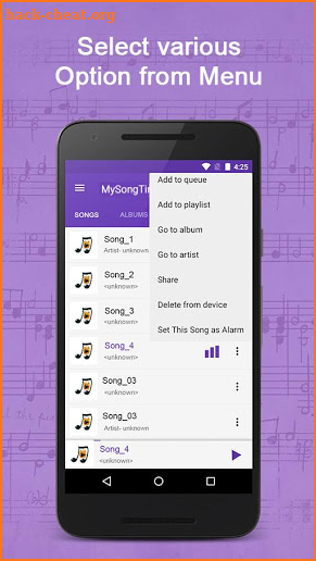 Get Up Songs – Music Alarm Clock screenshot