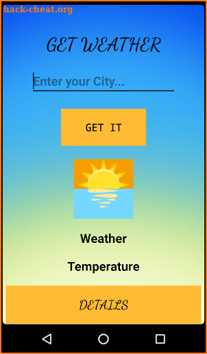 Get Weather App screenshot