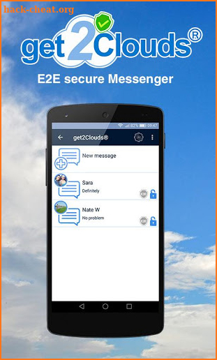 get2Clouds - Privacy app screenshot