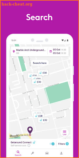 Getaround Europe (Drivy): Car Hire & Carsharing screenshot