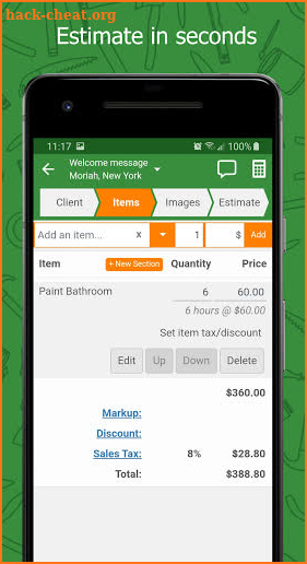 GetCost - Estimate & Invoice App screenshot