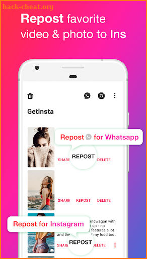 Getins: Video Download & Repost  For Instagram screenshot