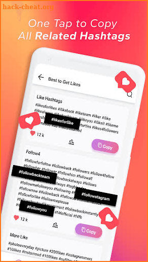 GetinsFollow: Tags for Likes screenshot