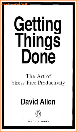 Getting Things Done book PDF screenshot