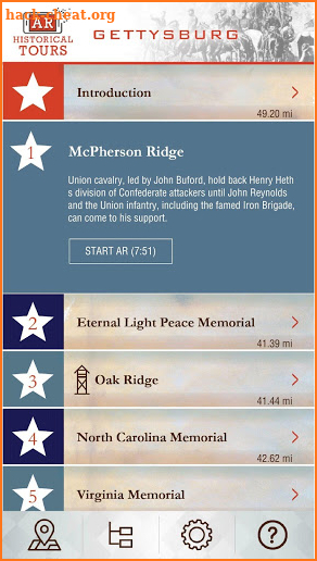 Gettysburg AR Tour screenshot