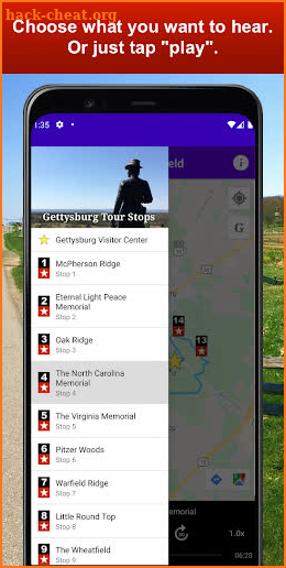 Gettysburg Battlefield Audio Tour screenshot