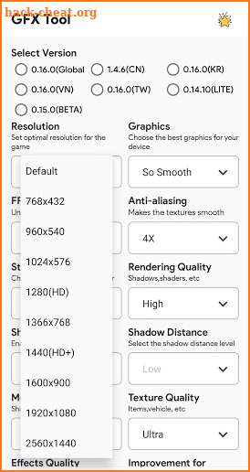 GFX Tool Pro For PUBG screenshot