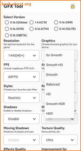 GFX Tool Pro For PUBG screenshot