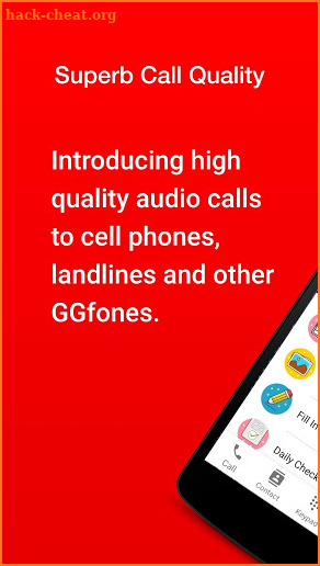 GGfone: Free Voice Calls Over Wifi + Wifi Calling screenshot