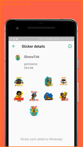 GhanaTok Stickers - WAStickerApps screenshot