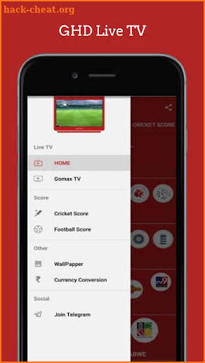 GHD SPORTS - Free Cricket Live TV GHD Guide screenshot