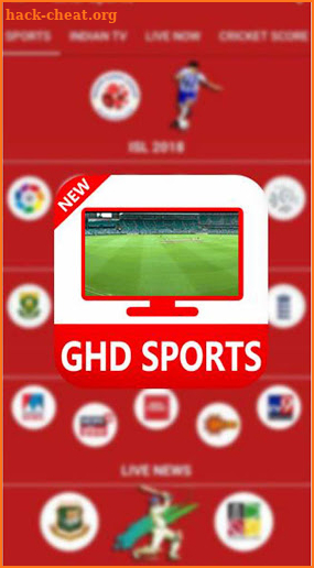 GHD SPORTS - Free Cricket Live TV Thop TV Guide screenshot