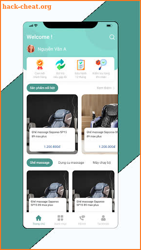 Ghế Massage Hà Nội screenshot