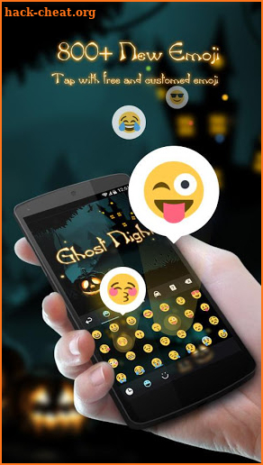 Ghost Night GO Keyboard Theme screenshot