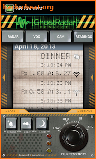 Ghost Radar®: CONNECT screenshot