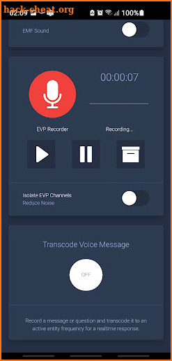 Ghostly (Real EMF Detector & Voice Transcoder) screenshot