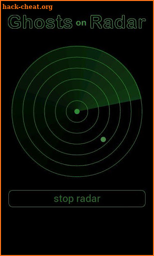 Ghosts on Radar Simulation screenshot