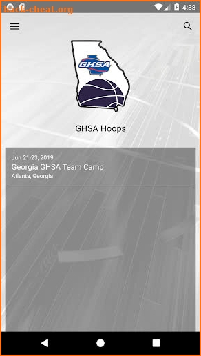 GHSA Hoops screenshot