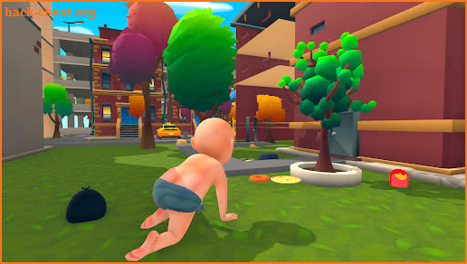 Giant Fat Baby Simulator Game screenshot