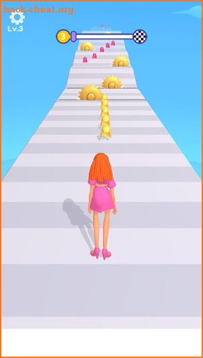 giant hair challenge 3d rush runner screenshot