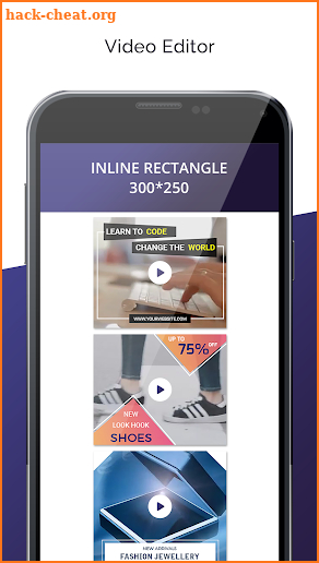 GIF Banner Maker, Video Ad Templates screenshot