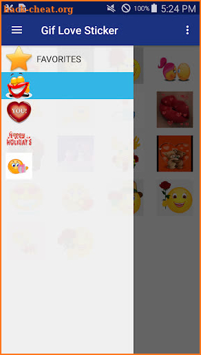 Gif Love Sticker screenshot