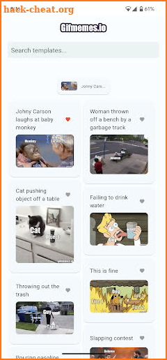 Gif memes maker screenshot