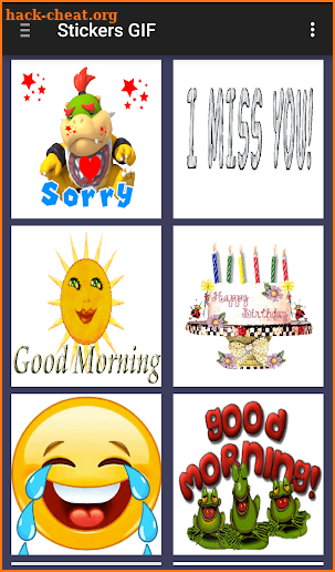 GIF Stickers for Whatsapp screenshot