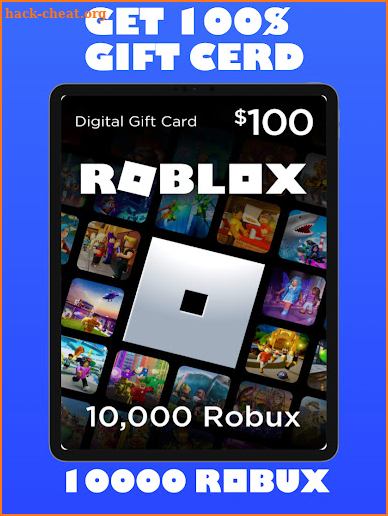 Giftcard for Roblox Robux Skin screenshot