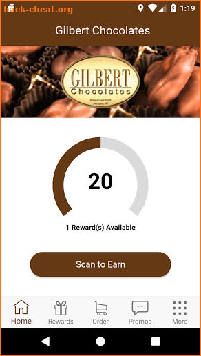 Gilbert Chocolates App screenshot