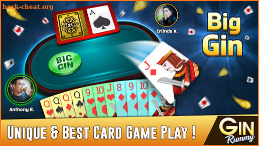 Gin Rummy - Best Free 2 Player Card Games screenshot