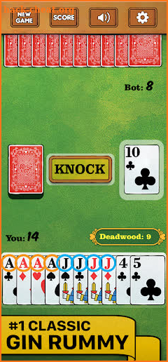 Gin Rummy Free! screenshot