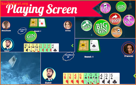 Gin Rummy Free Card Games screenshot