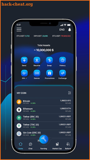 Gin Wallet screenshot