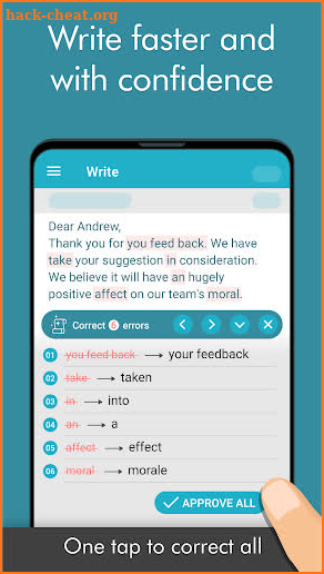 Ginger Writer screenshot