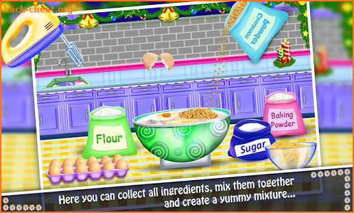 Gingerbread House Cake Maker! DIY Cooking Game screenshot