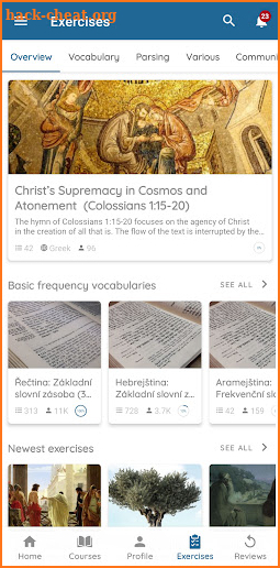 Ginoskos: Biblical Greek and Hebrew screenshot