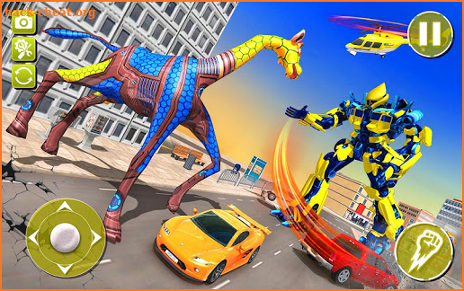 Giraffe Robot Transformation Shooting screenshot