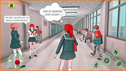 Girl Games 3D: Anime School Simulator Girl Games screenshot