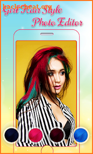 Girl Hair Style Photo Editor screenshot