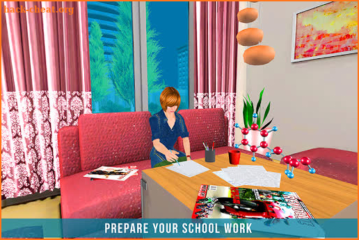 Girl High school Crush: High school Simulator screenshot