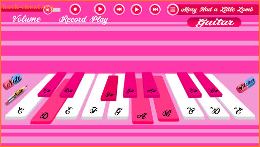 Girl Piano screenshot