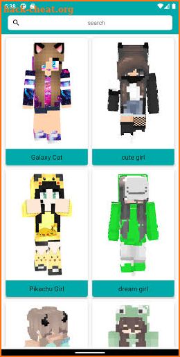 Girl Skins for Minecraft PE screenshot