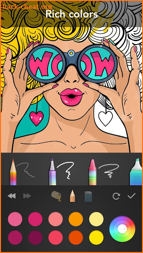 Girls Coloring Book screenshot