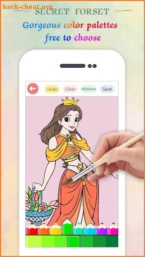 Girls Coloring Dreamland: Color & Draw screenshot