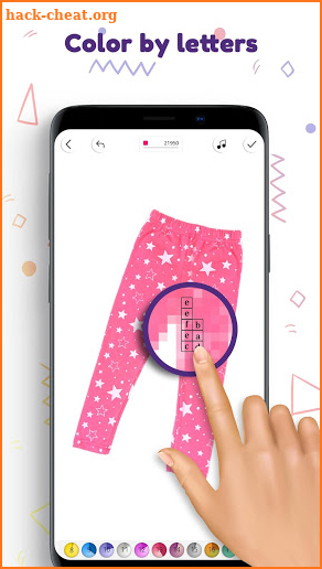 Girls Dresses Coloring: Color By Number For Adults screenshot