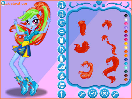 Girls Fashionpony Dressup screenshot