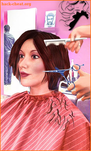 Girls Haircut, Hair Salon & Hairstyle Games 3D screenshot