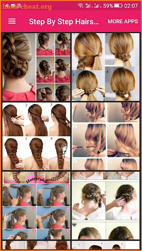 Girls hairstyles 2018 screenshot